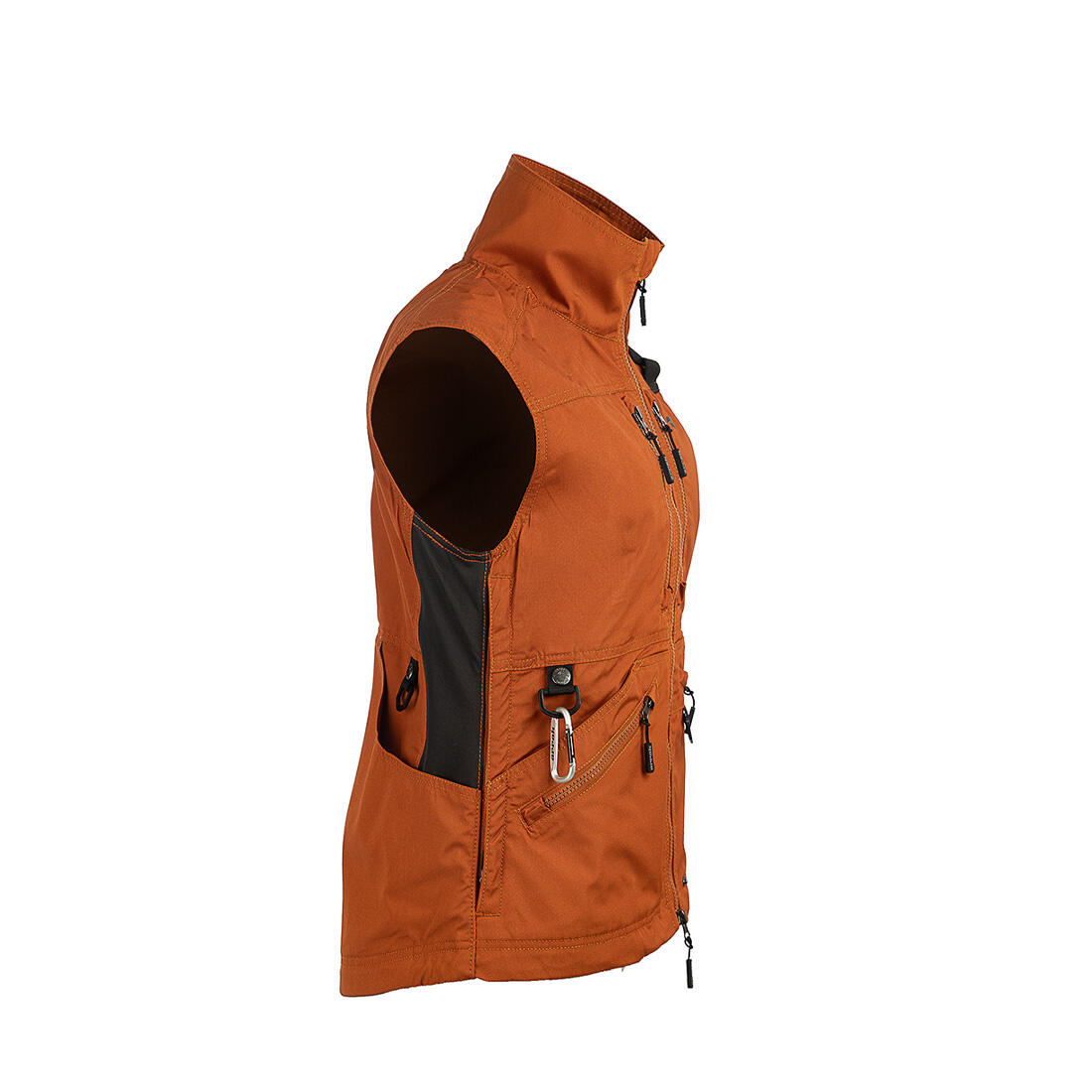 Gilet de compétition pour femme orange brûlé 2/7