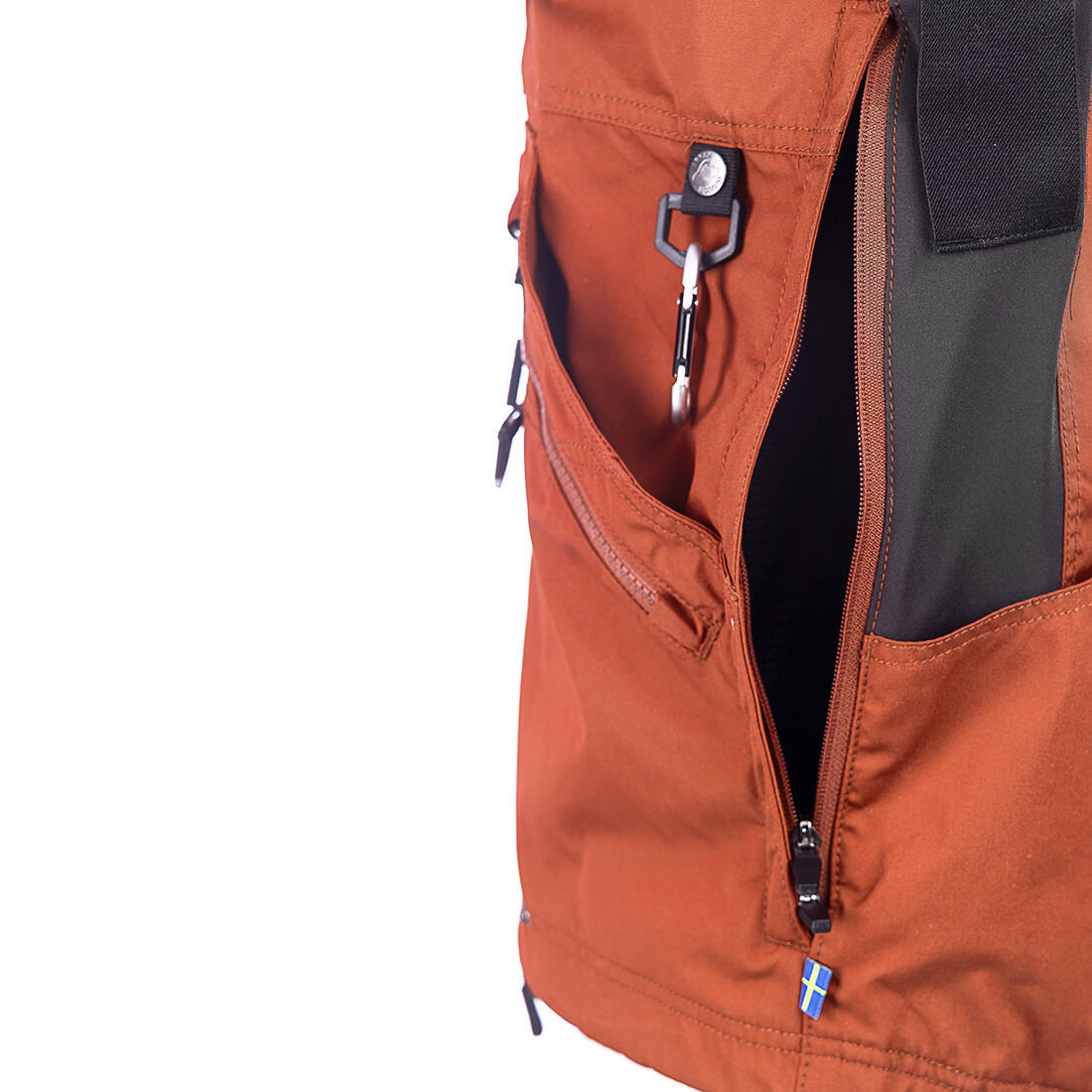Gilet de compétition pour femme orange brûlé 4/7