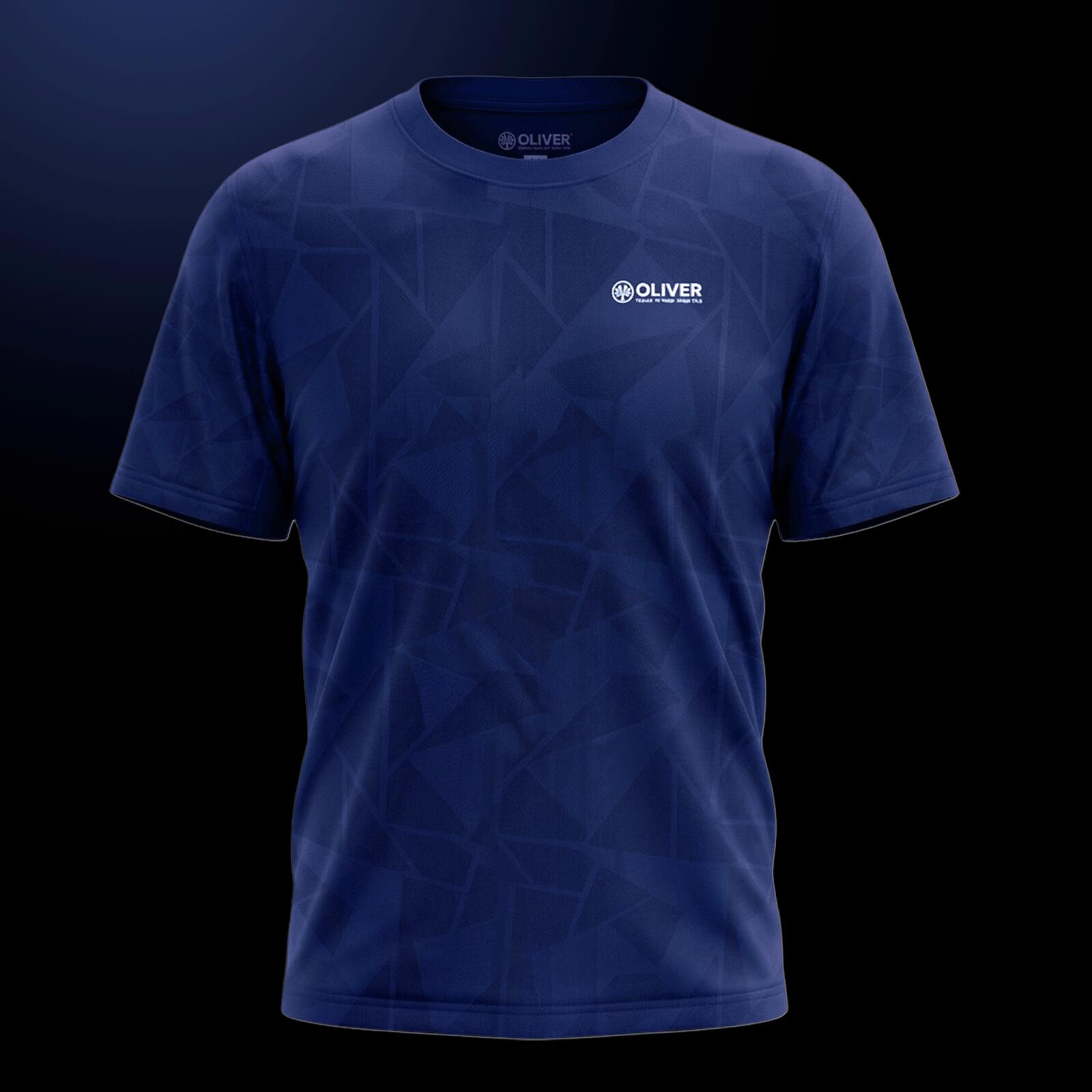 Heren Basic sportshirt MC-COOL ademend sport T-shirt Marineblauw 2/3
