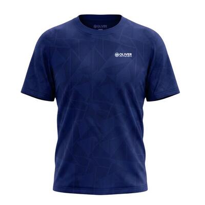 Heren basic sportshirt mc-cool ademend sport t-shirt marineblauw