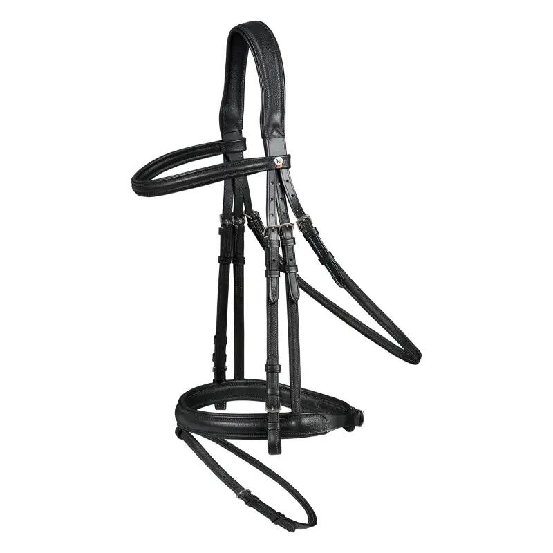 Combined riding bridle and noseband Waldhausen X-Line Supersoft