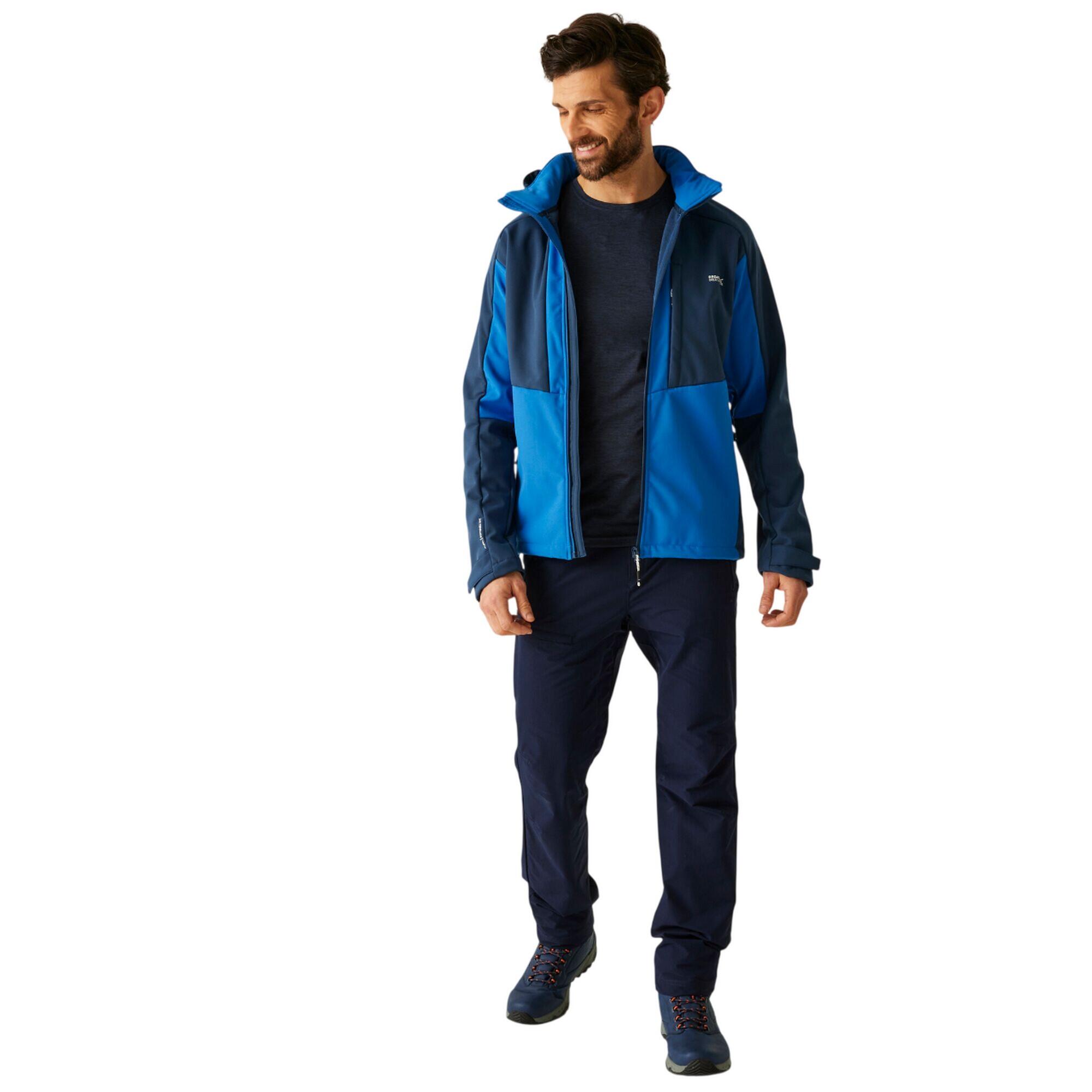 Veste Softshell HEWITTS Homme (Bleu Plongée / Denim Sombre) 4/5