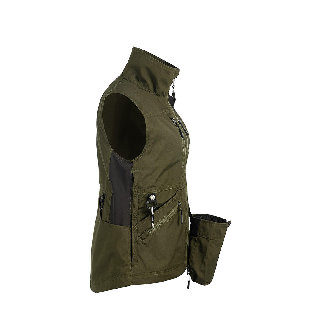 Gilet de compétition pour femme olive 2/6
