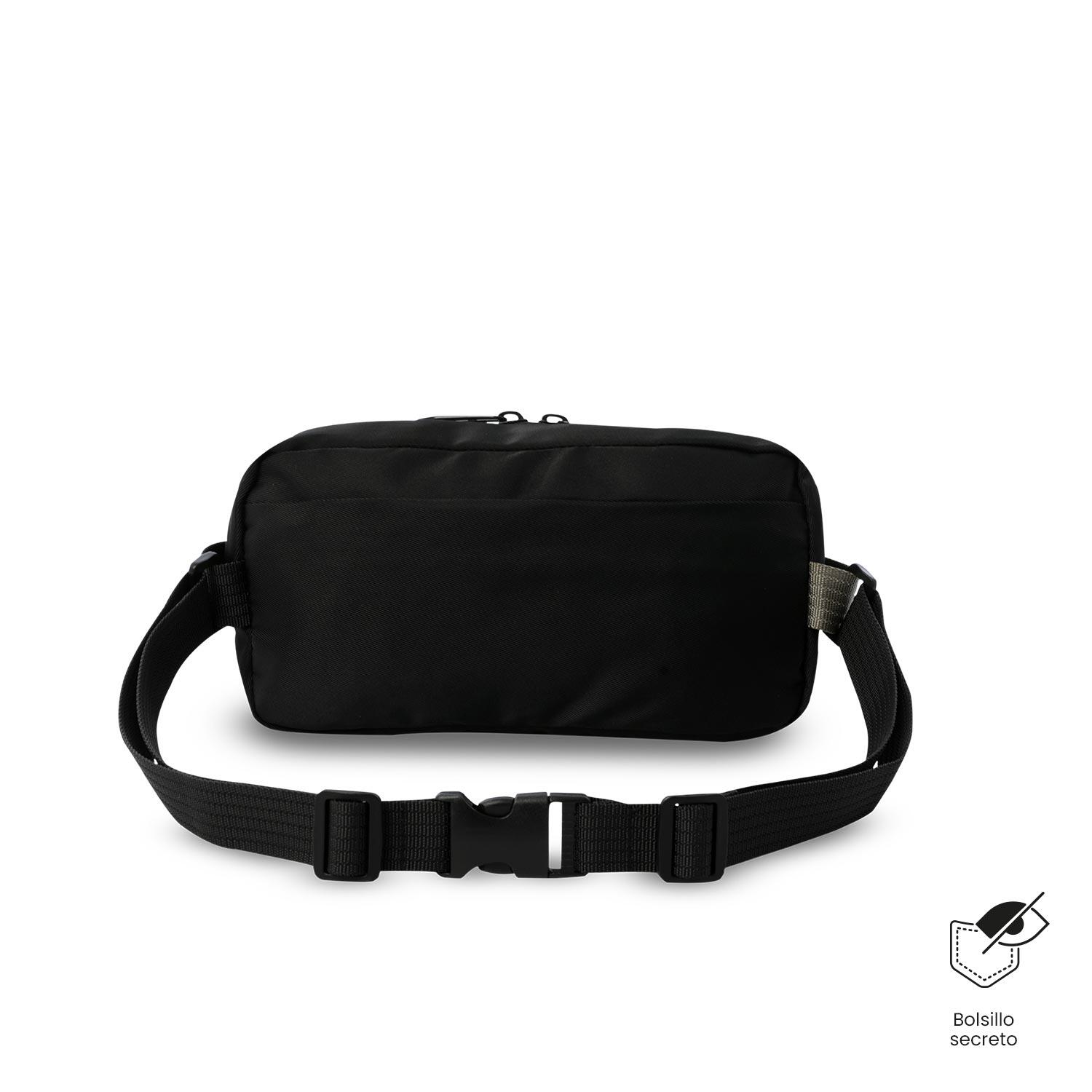 Totto Riñonera Daytona Negro/Beige Poliéster 23 x 11.5 x 8 cm 5/5
