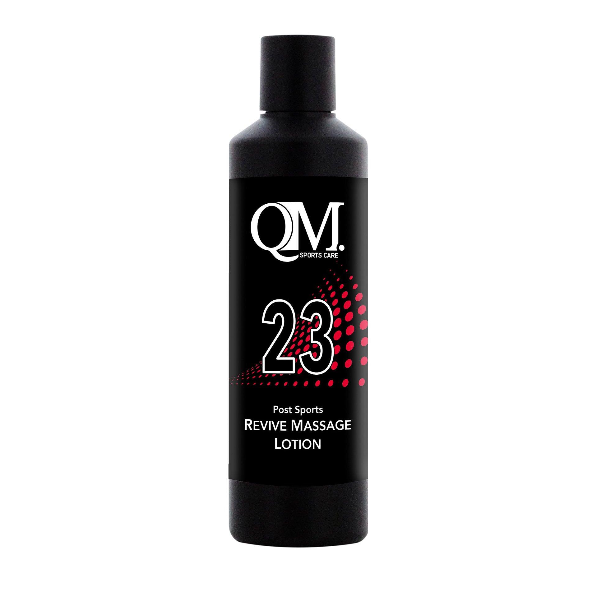 Lotion de Massage QM Sportscare Revive 200ml pour Professionnels 1/1
