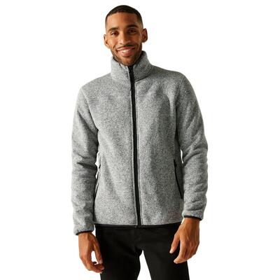 Heren branleigh fleece jas (moer bruin)