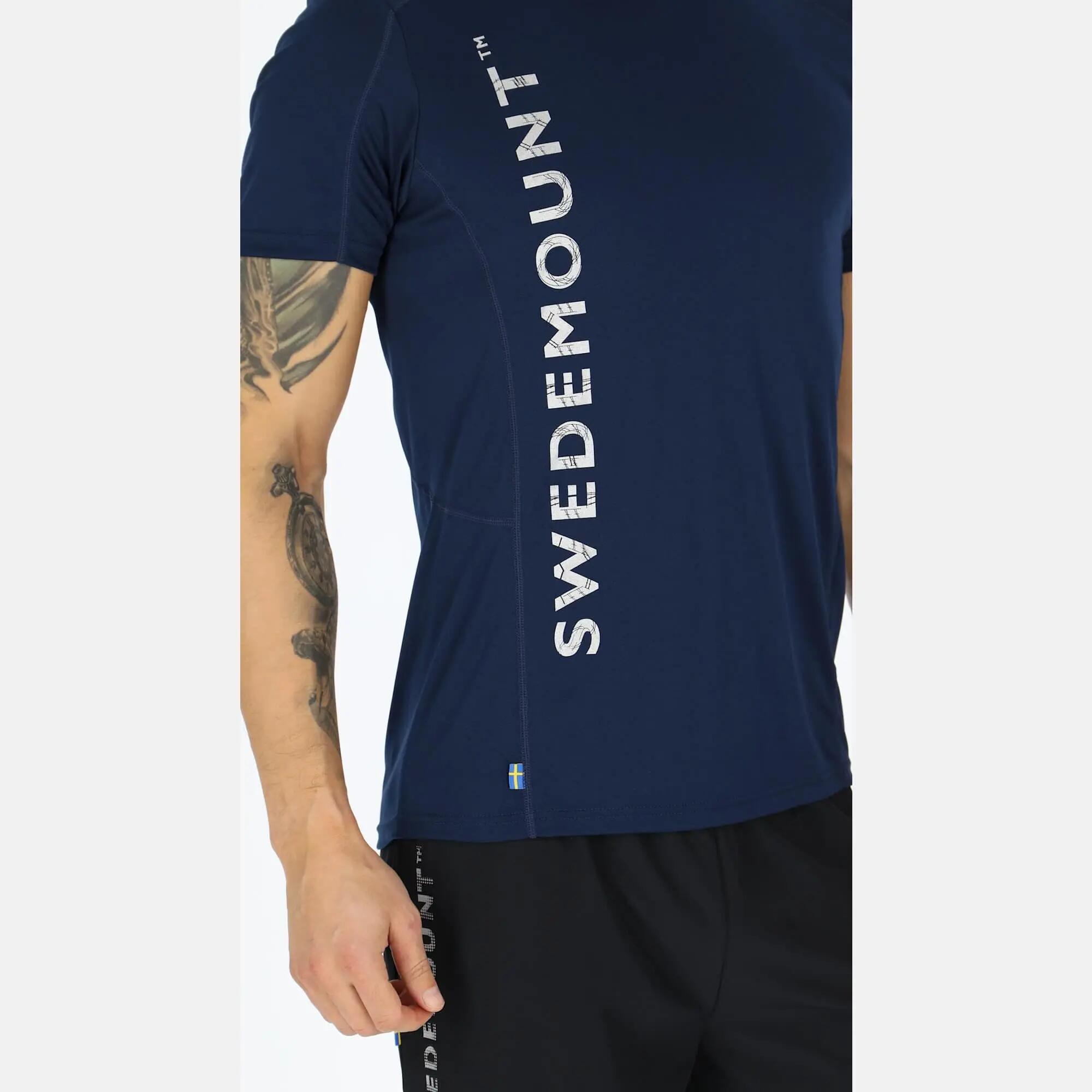 T-Shirt Sintetica Maniche Corte Allenamento Uomo Asciugatura Rapida 3/5