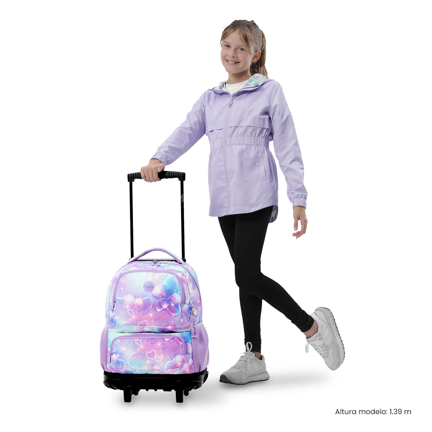 Totto Mochila infantil ruedas SKL L Korina Poliéster 32 x 45.5 x 18 cm 2/5