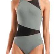 Arena Mesh Angle Green Women's Swimsuit