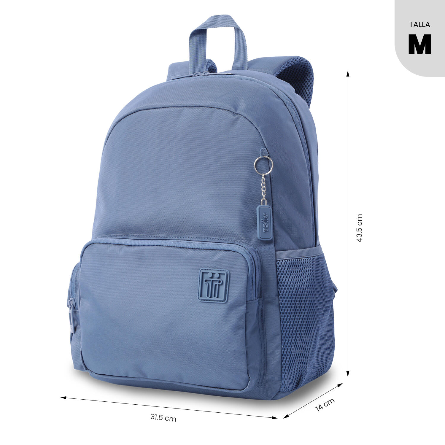 Totto Mochila ejecutiva Kobe Blue Horizon Poliéster 31.5 x 43.5 x 14 cm 3/5