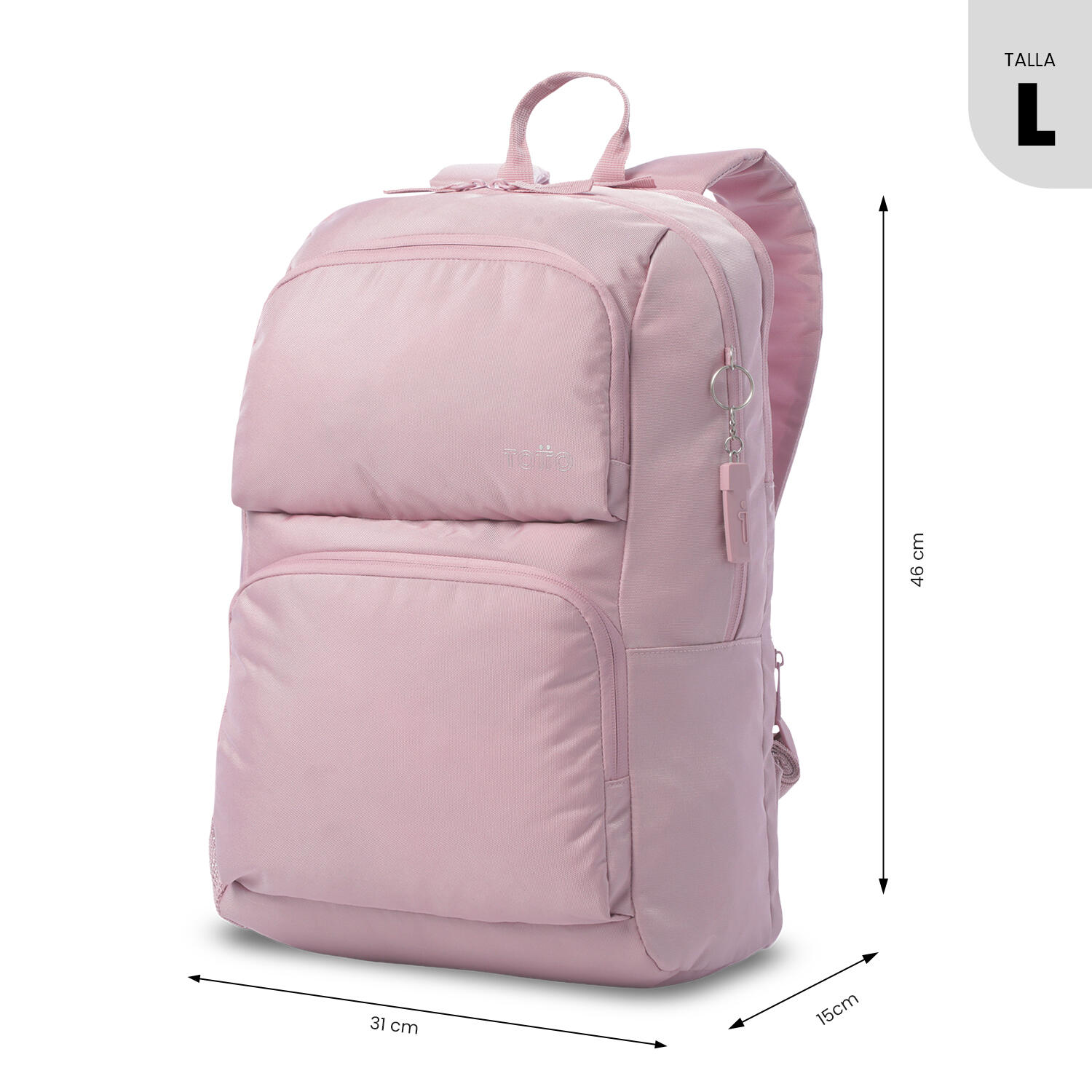 Totto Mochila urbana Cloud Zephyr Poliéster 31 x 46 x 15 cm 3/5