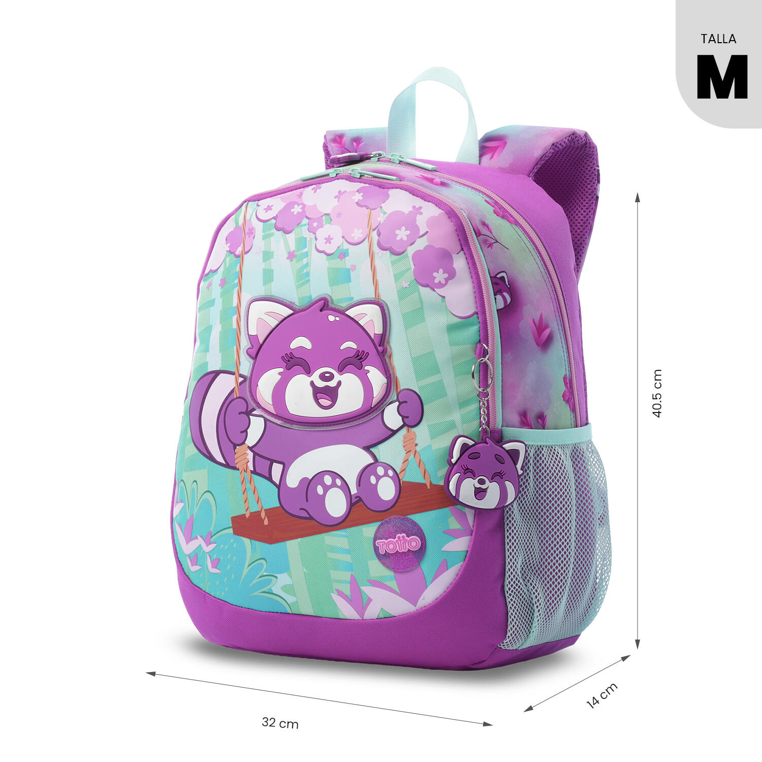 Totto Mochila Infantil Bambu M Bambu Poliéster 32 x 40.5 x 14 cm 3/5