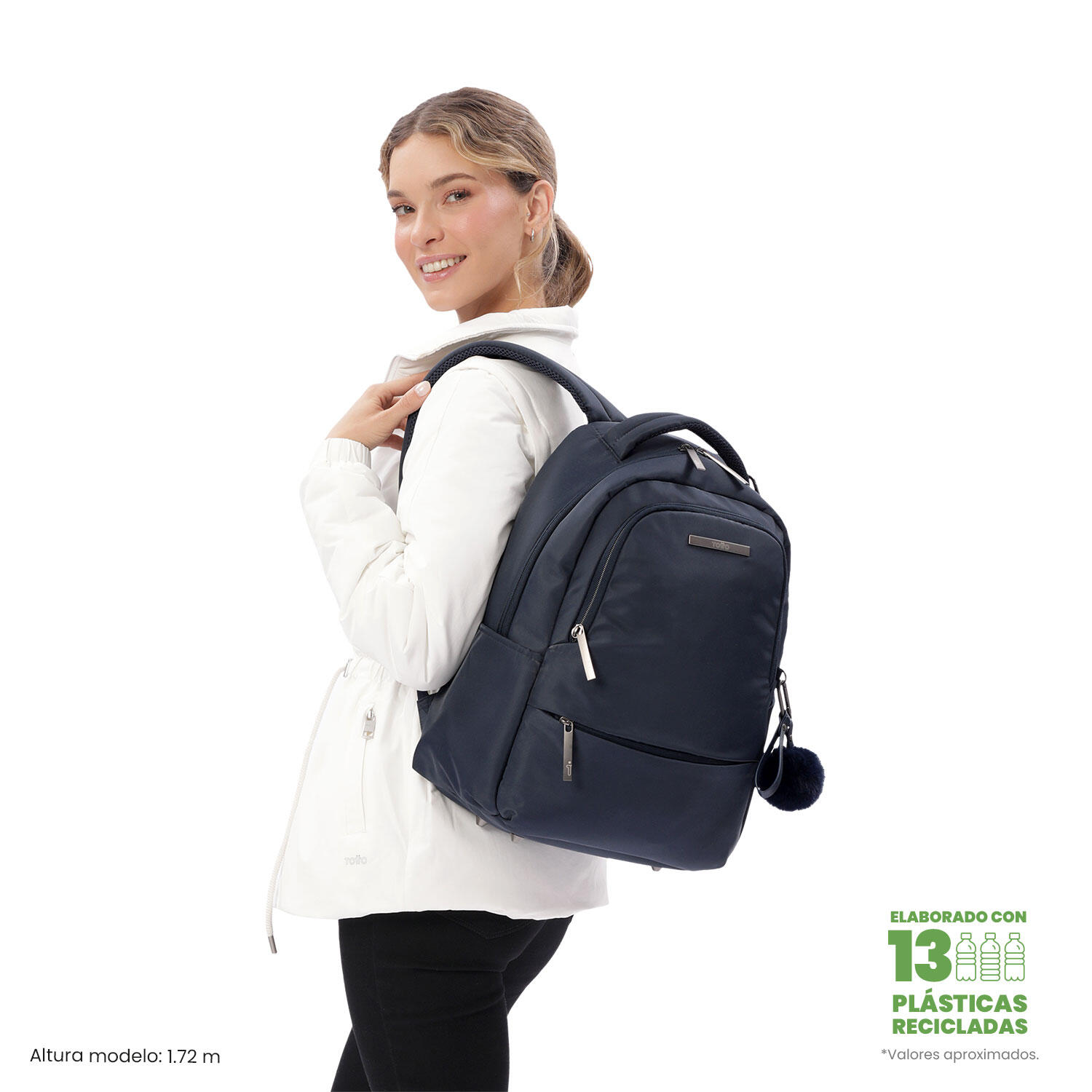 Totto Mochila ejecutiva Adelaide 2 2.0 Salute Poliéster 30 x 42 x 14 cm 2/5