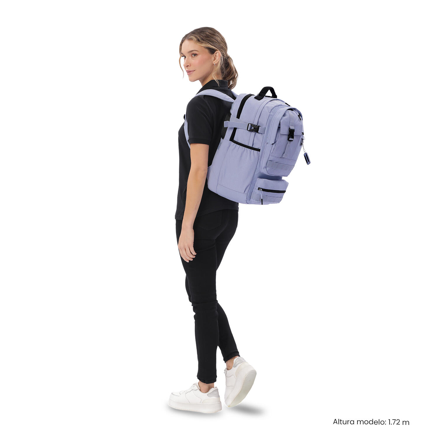 Totto Mochila ejecutiva Spa XL Morado/Negro Poliamida 31 x 46 x 20 cm 2/5