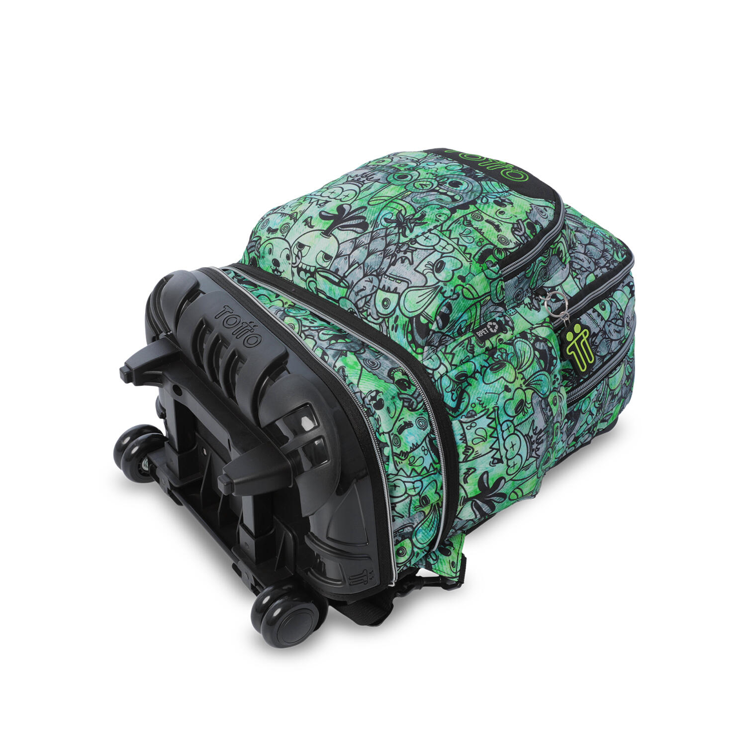 Totto Mochila escolar ruedas Tiza Desmontable Crew Poliéster 32 x 45.5 x 18 cm 5/5