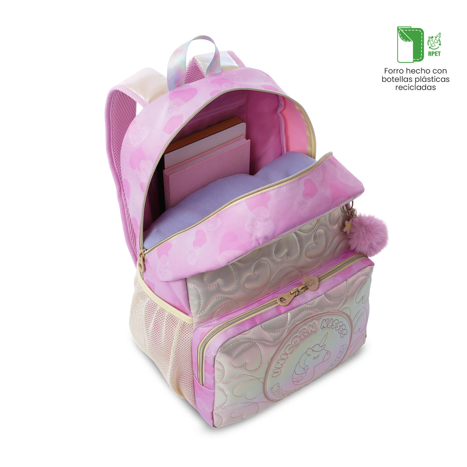 Totto Mochila infantil Unicorn Kisses L Unicorn Kisses Glowy Poliéster 32 x 46 5/5
