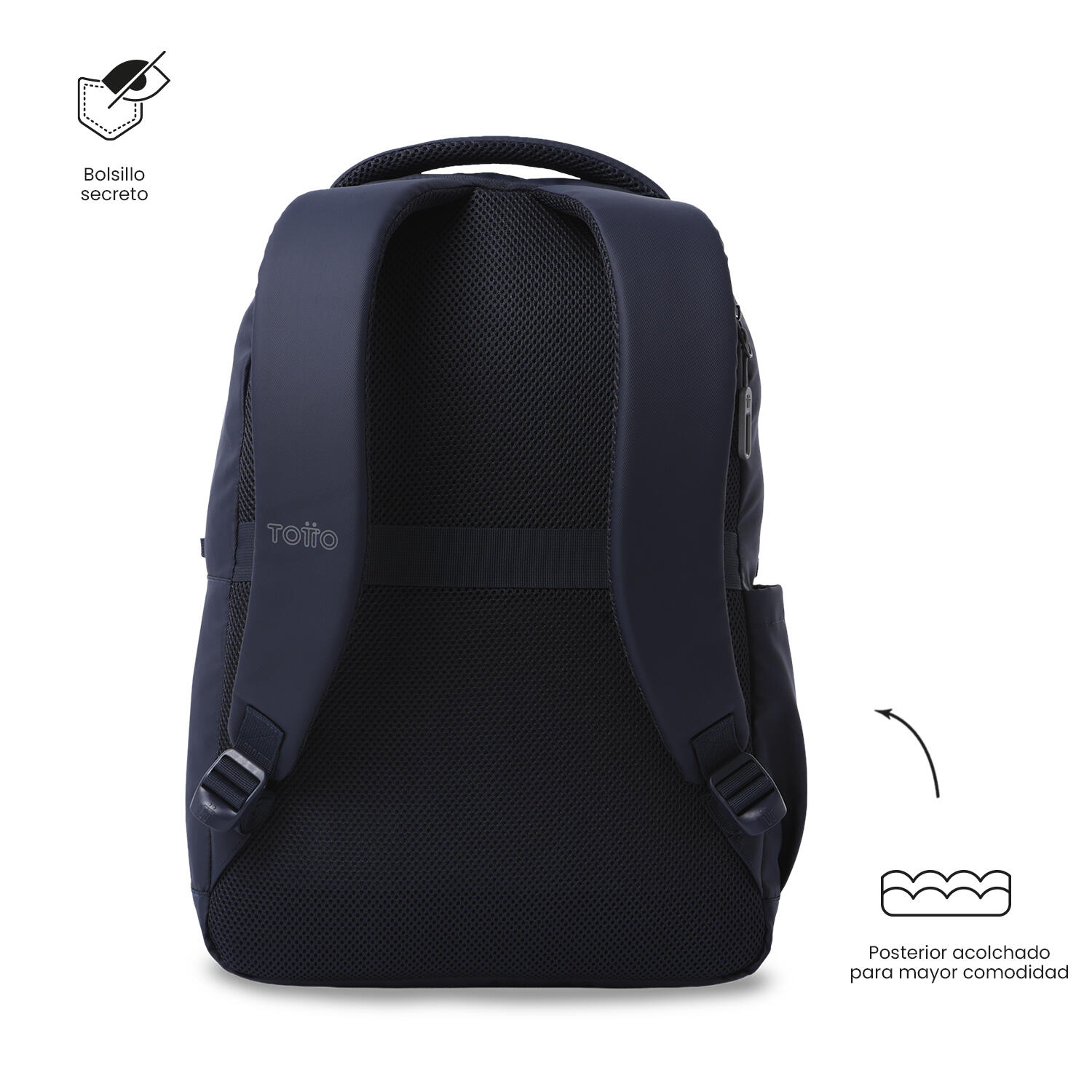 Totto Mochila ejecutiva Kick Salute/Steel Gray Poliuterano 30 x 44 x 19 cm 4/5