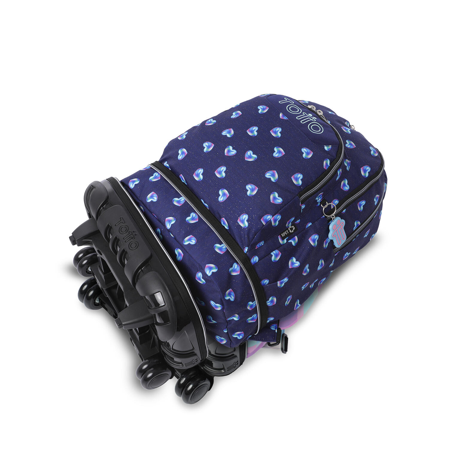 Totto Mochila escolar ruedas Tiza Desmontable Glitter Nacary Poliéster 32 x 45. 5/5