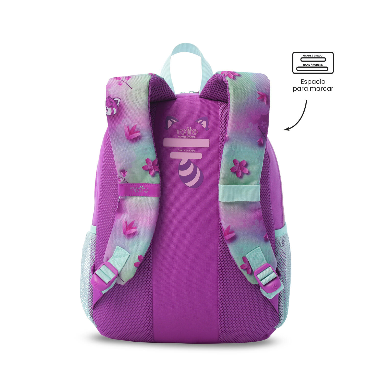 Totto Mochila Infantil Bambu M Bambu Poliéster 32 x 40.5 x 14 cm 4/5