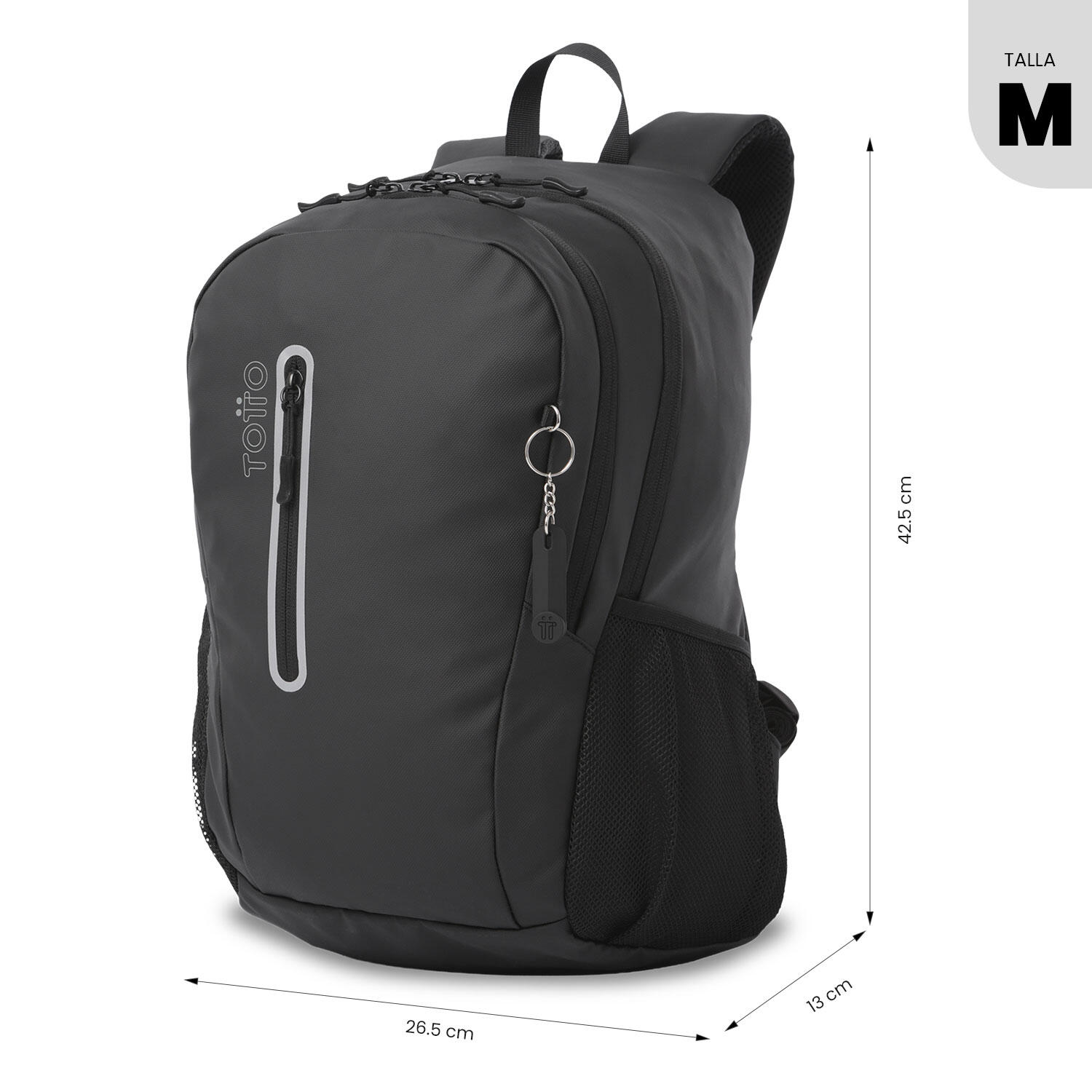 Totto Mochila ejecutiva Sprint Negro/Black Poliuterano 26.5 x 42.5 x 13 cm 3/5