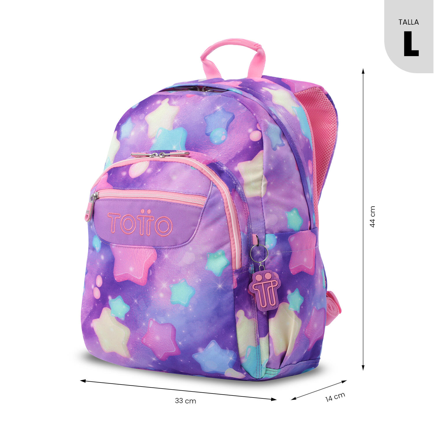Totto Mochila escolar Acuareles Ster Poliéster 33 x 44 x 14 cm 3/5