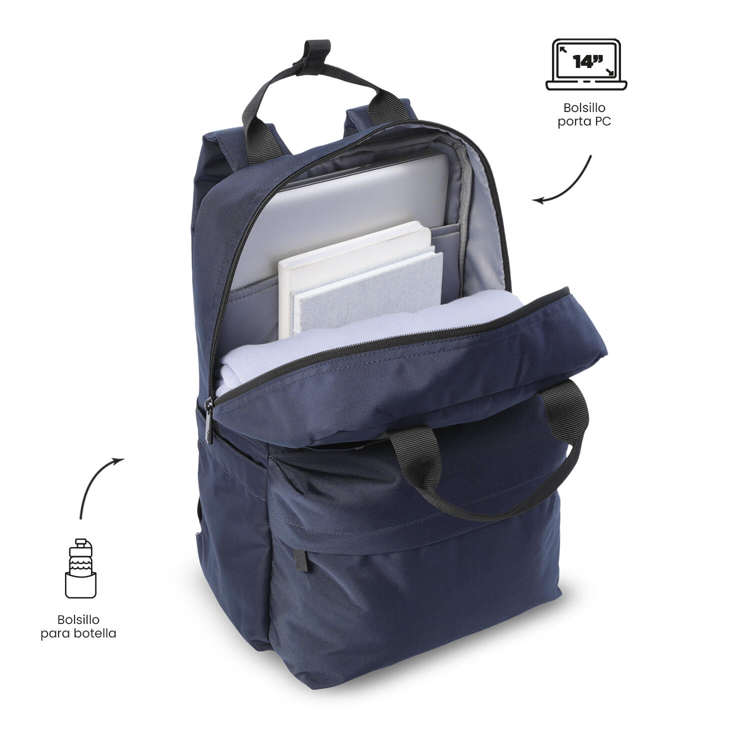 Totto Mochila urbana Joy Salute Poliéster 28 x 41.5 x 12 cm 5/5