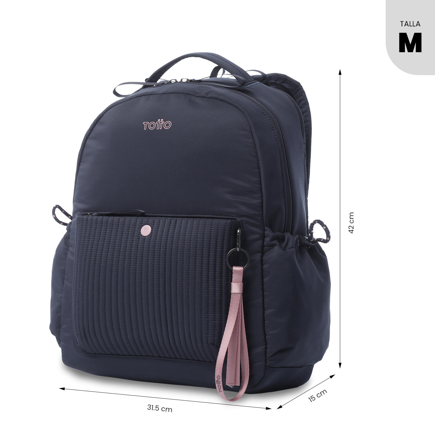 Totto Mochila ejecutiva Praga Salute/Zephyr Poliéster 31.5 x 42 x 15 cm 3/5