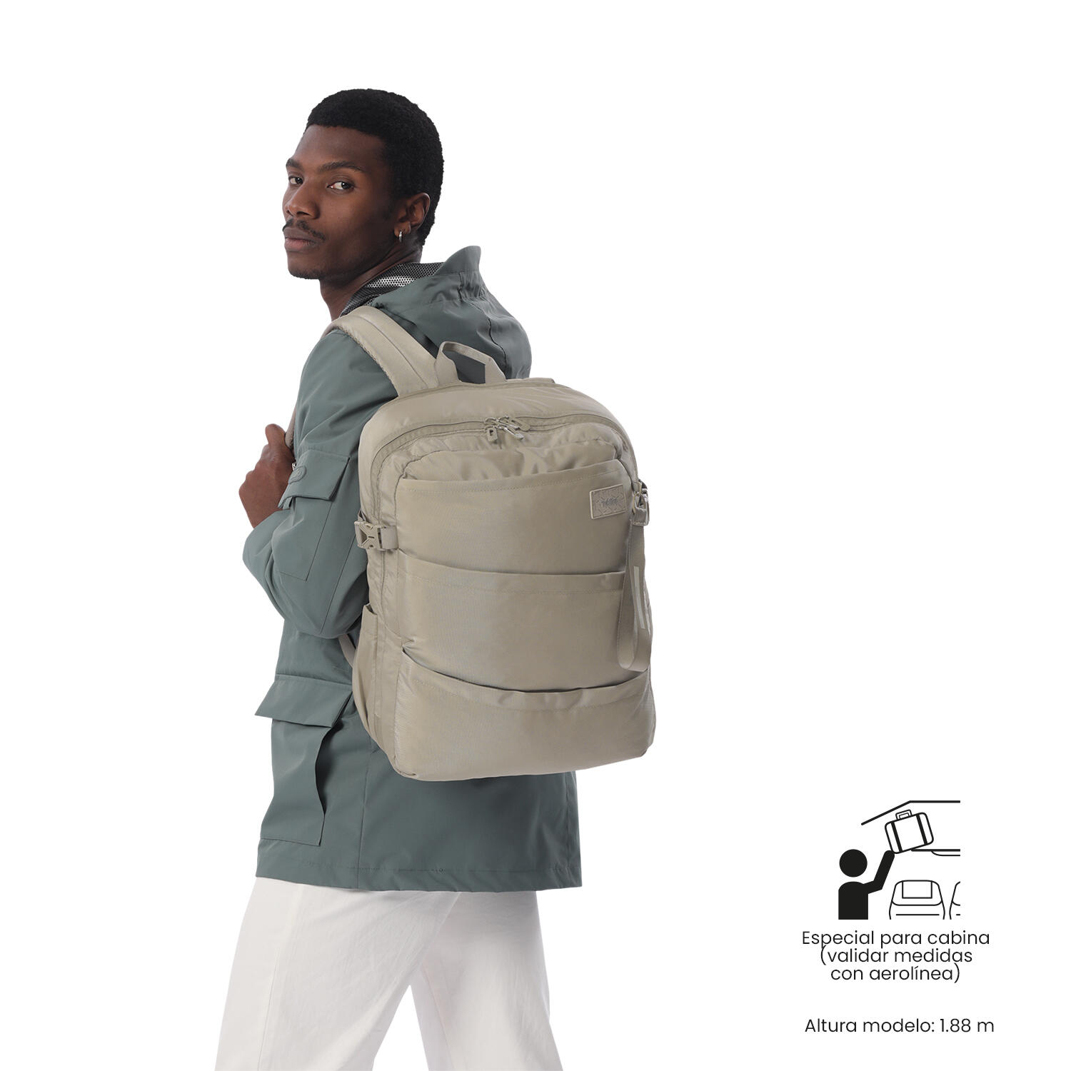 Totto Mochila viaje Crew Dune Poliéster 42 X 32 X 20 cm 2/5
