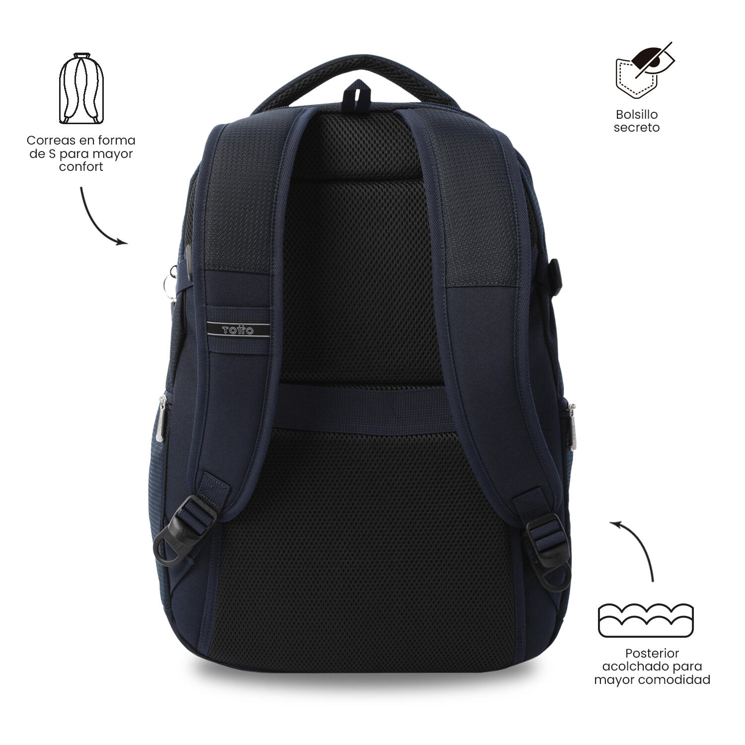 Totto Mochila ejecutiva Polixan 3.0 Salute Poliéster 30 x 48 x 14 cm 4/5