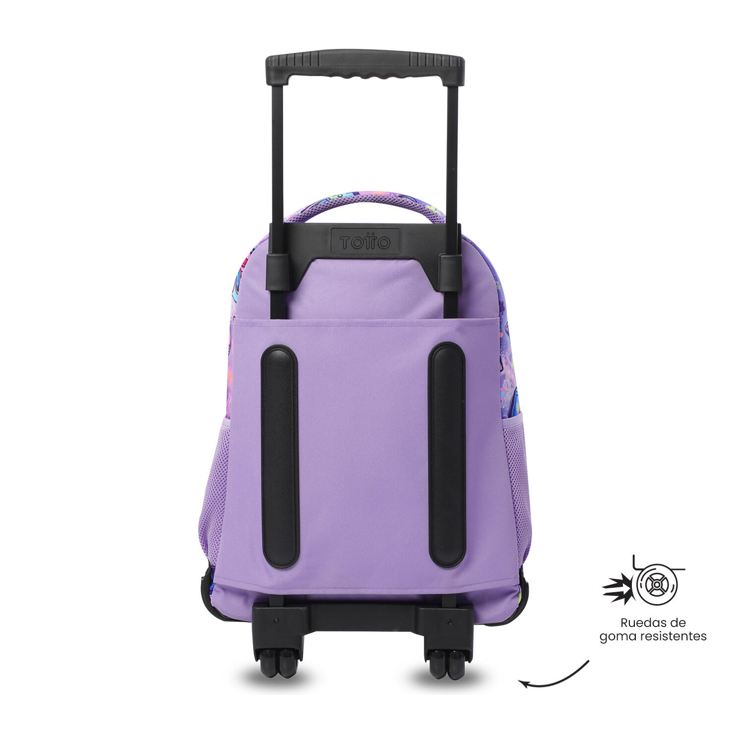 Totto Mochila infantil ruedas SKL L Meowsical Poliéster 32 x 45.5 x 18 cm 4/5