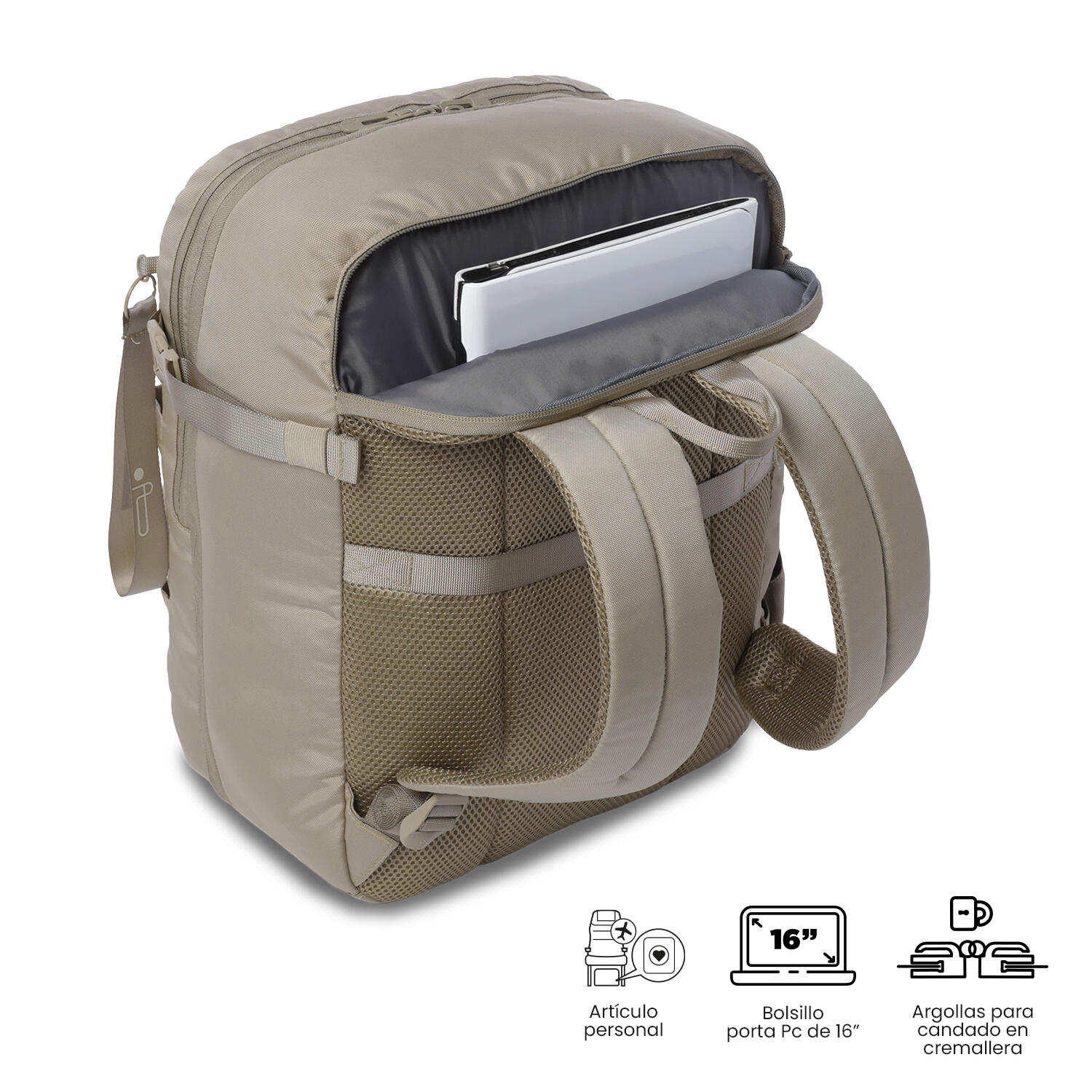 Totto Mochila viaje Crew Dune Poliéster 42 X 32 X 20 cm 4/5