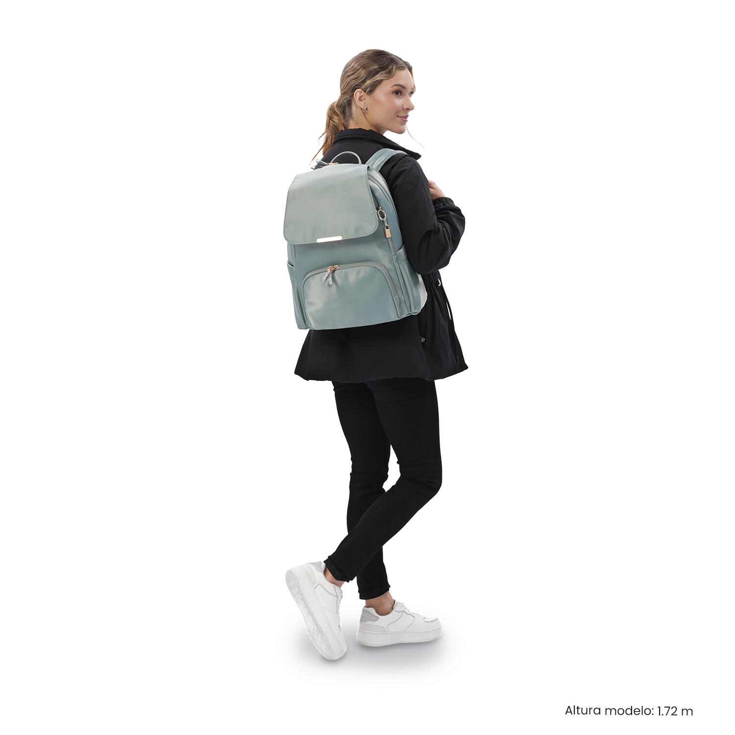 Totto Mochila ejecutiva Bel 2.0 Green Milieu Poliéster 28.5 x 40 x 14.5 cm 2/5