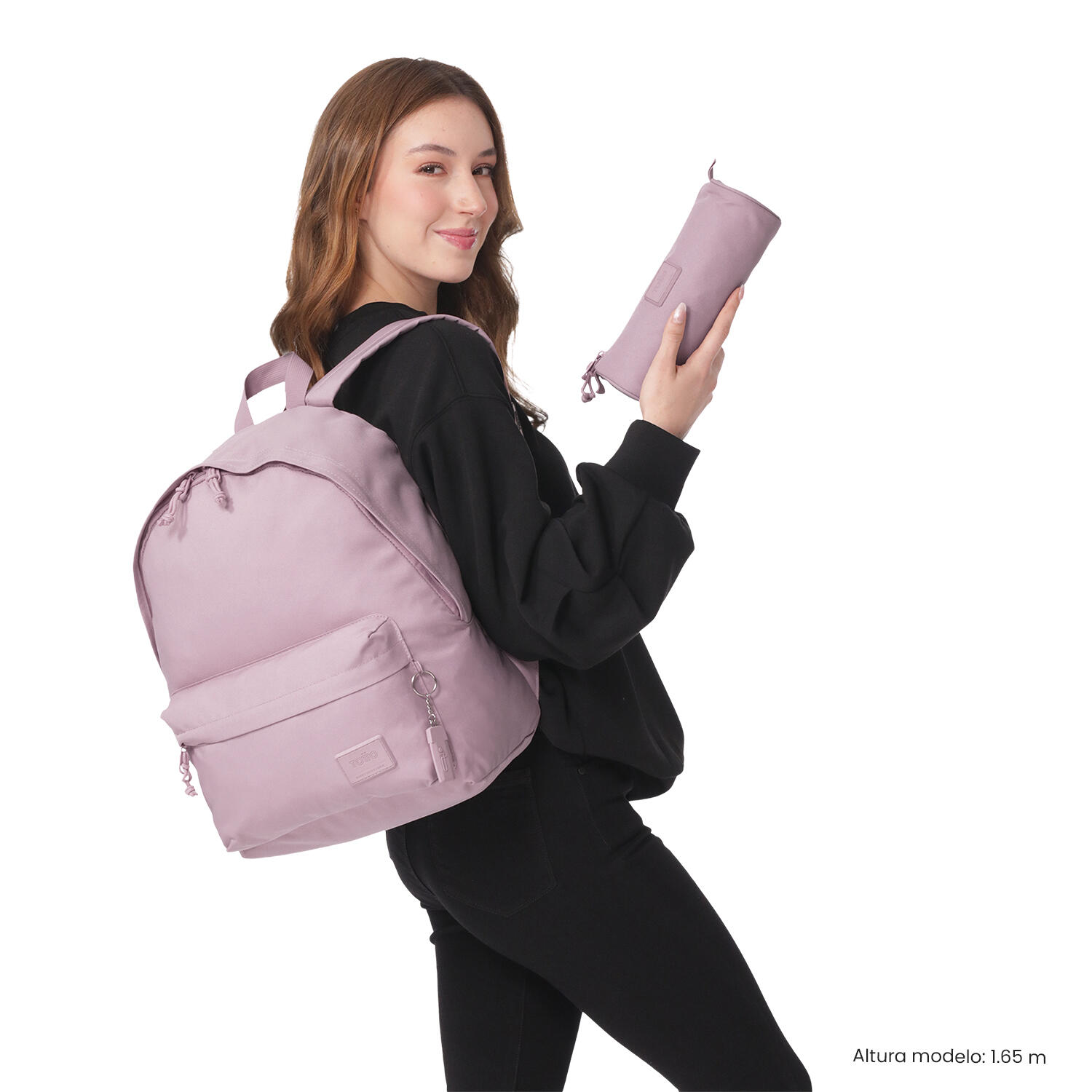 Totto Pack mochila + estuche Kalex Zephyr Poliéster 32 x 40 x 13 cm 2/5