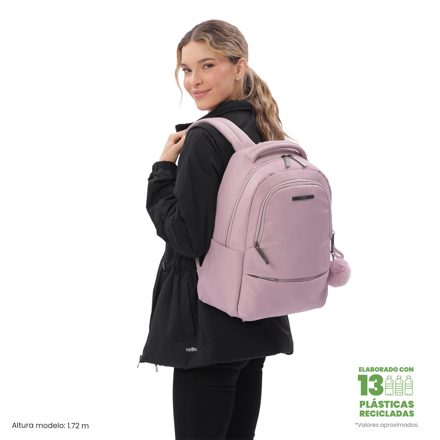 Totto Mochila ejecutiva Adelaide 2 2.0 Zephyr Poliéster 30 x 42 x 14 cm 2/5