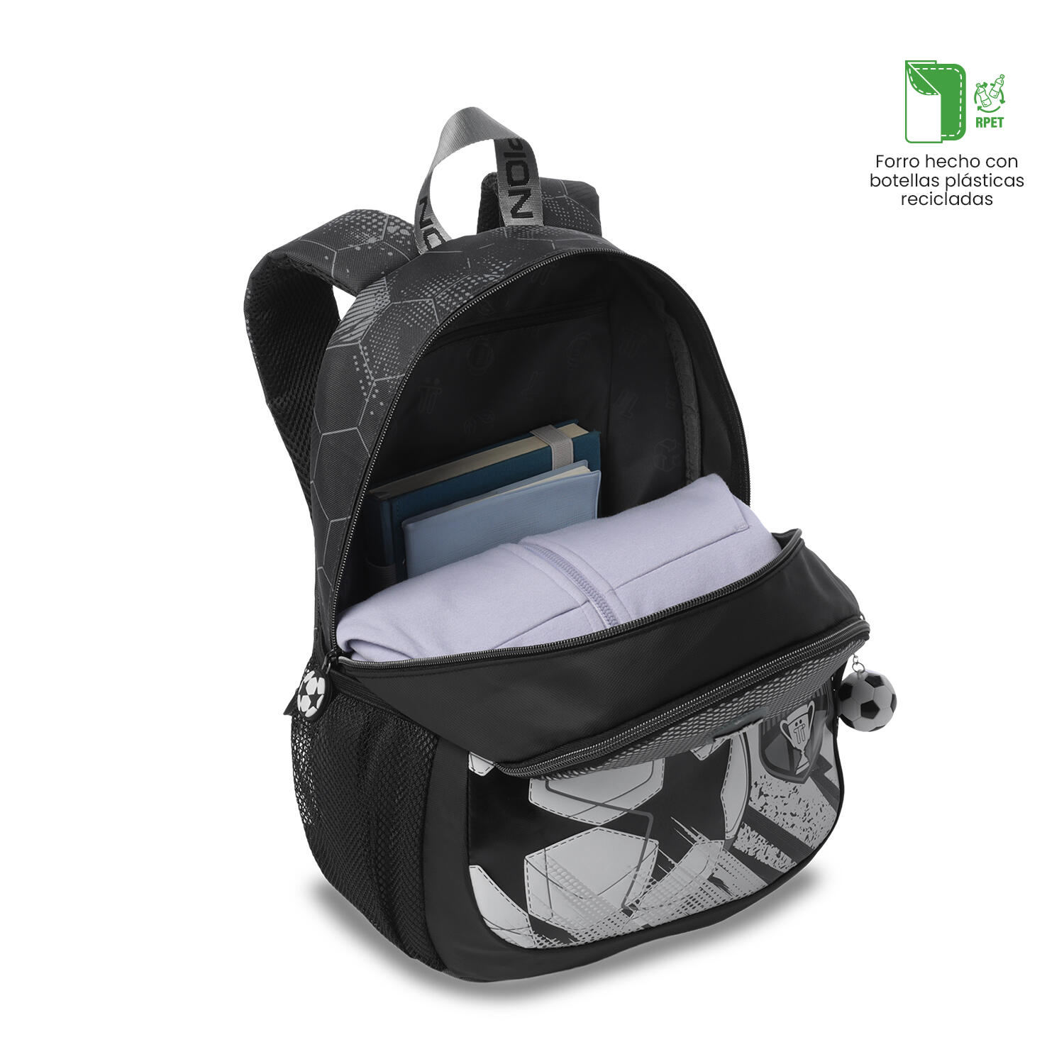 Totto Mochila Infantil Champion M Champion Gray Poliéster 32 x 40.5 x 14 cm 5/5