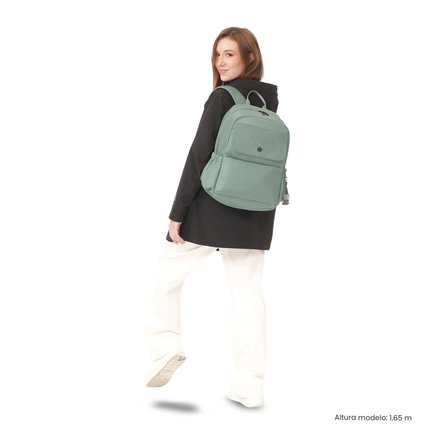 Totto Mochila ejecutiva Corneana  M Green Milieu/Salute/Zephyr Poliéster 29 x 4 2/5