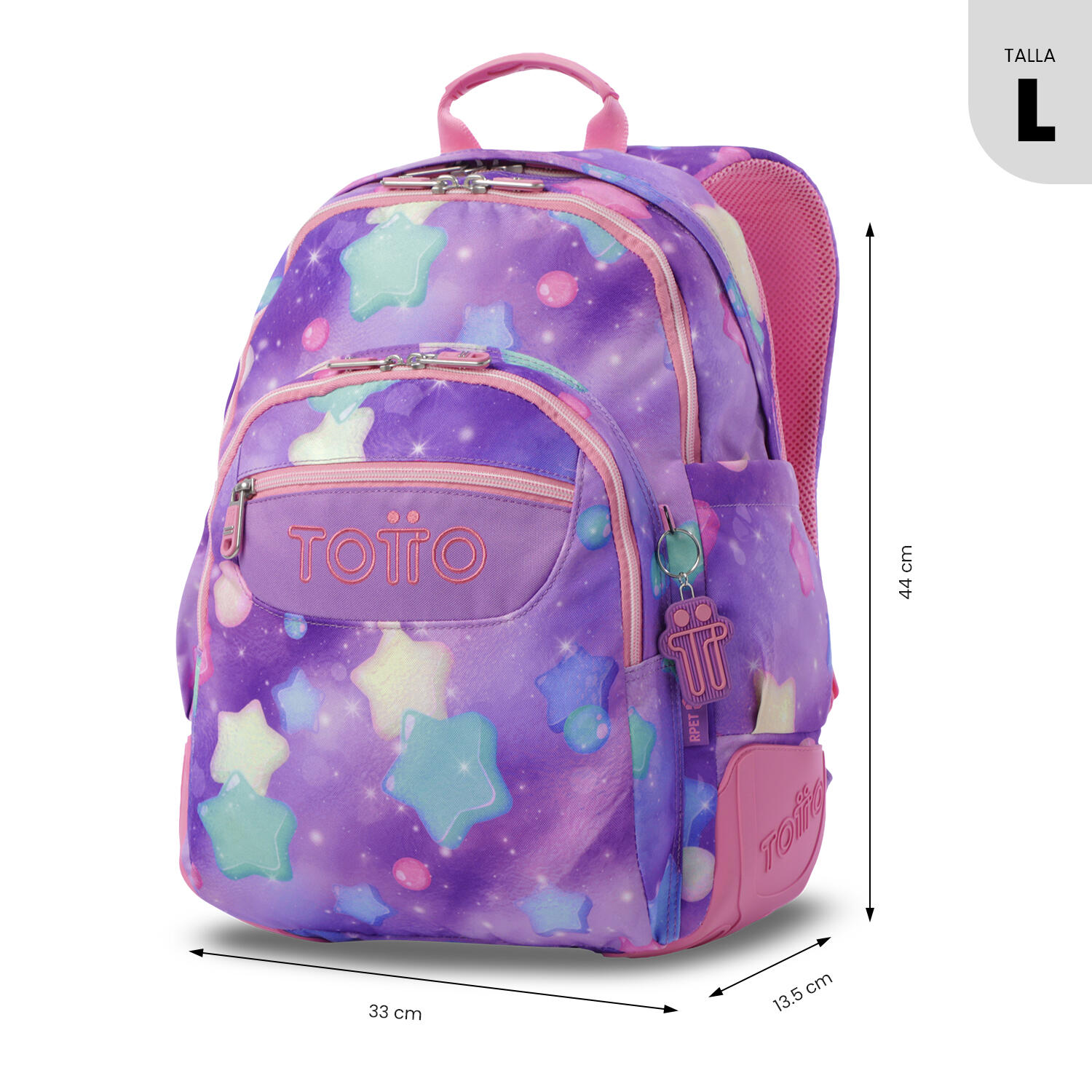 Totto Mochila escolar Rayol Ster Poliéster 33 x 44 x 13.5 cm 3/5