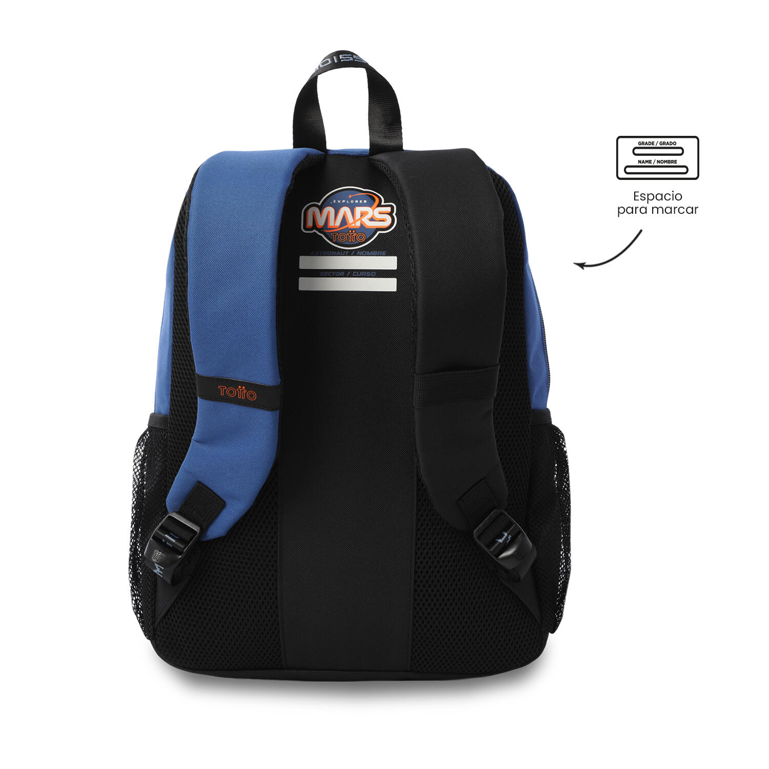 Totto Mochila Infantil Stardust M Gemini Poliéster 32 x 40.5 x 14 cm 4/5