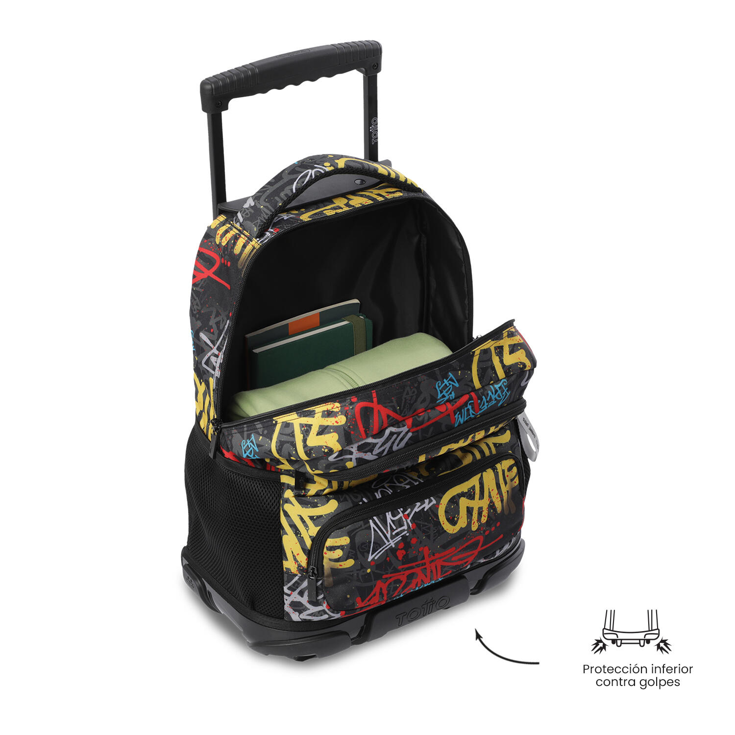 Totto Mochila infantil ruedas SKL L Grafil Poliéster 32 x 45.5 x 18 cm 5/5