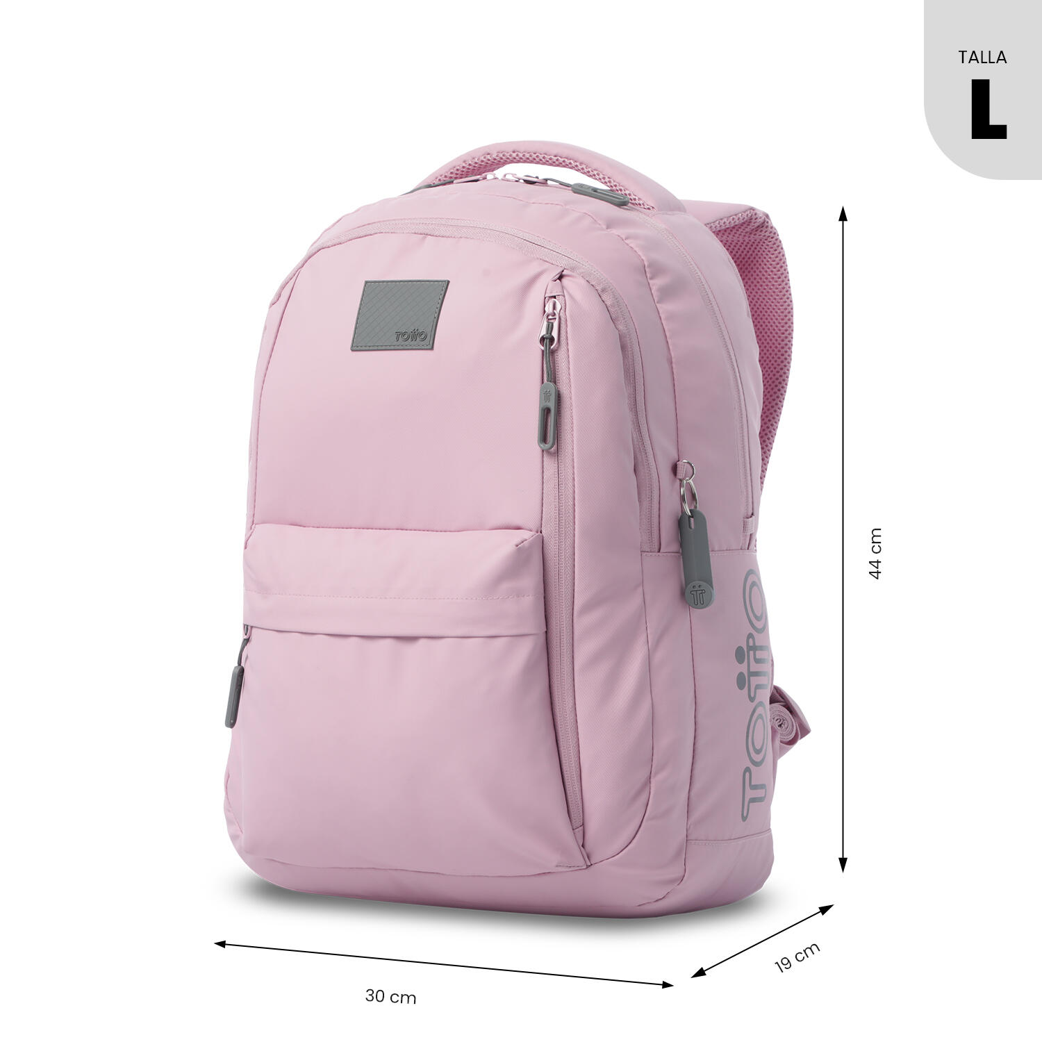 Totto Mochila ejecutiva Kick Zephyr/Steel Gray Poliuterano 30 x 44 x 19 cm 3/5