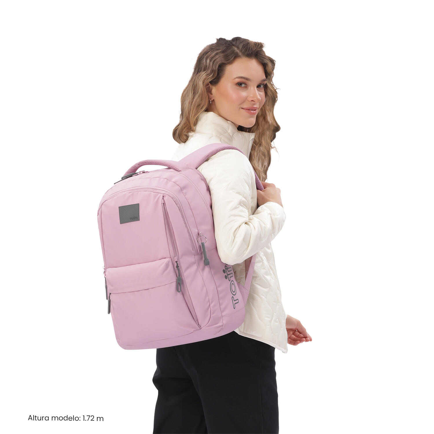 Totto Mochila ejecutiva Kick Zephyr/Steel Gray Poliuterano 30 x 44 x 19 cm 2/5