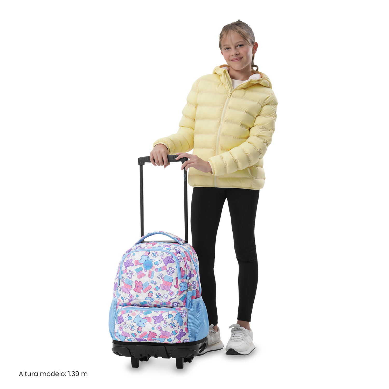 Totto Mochila infantil ruedas SKL L Gommis Poliéster 32 x 45.5 x 18 cm 2/5