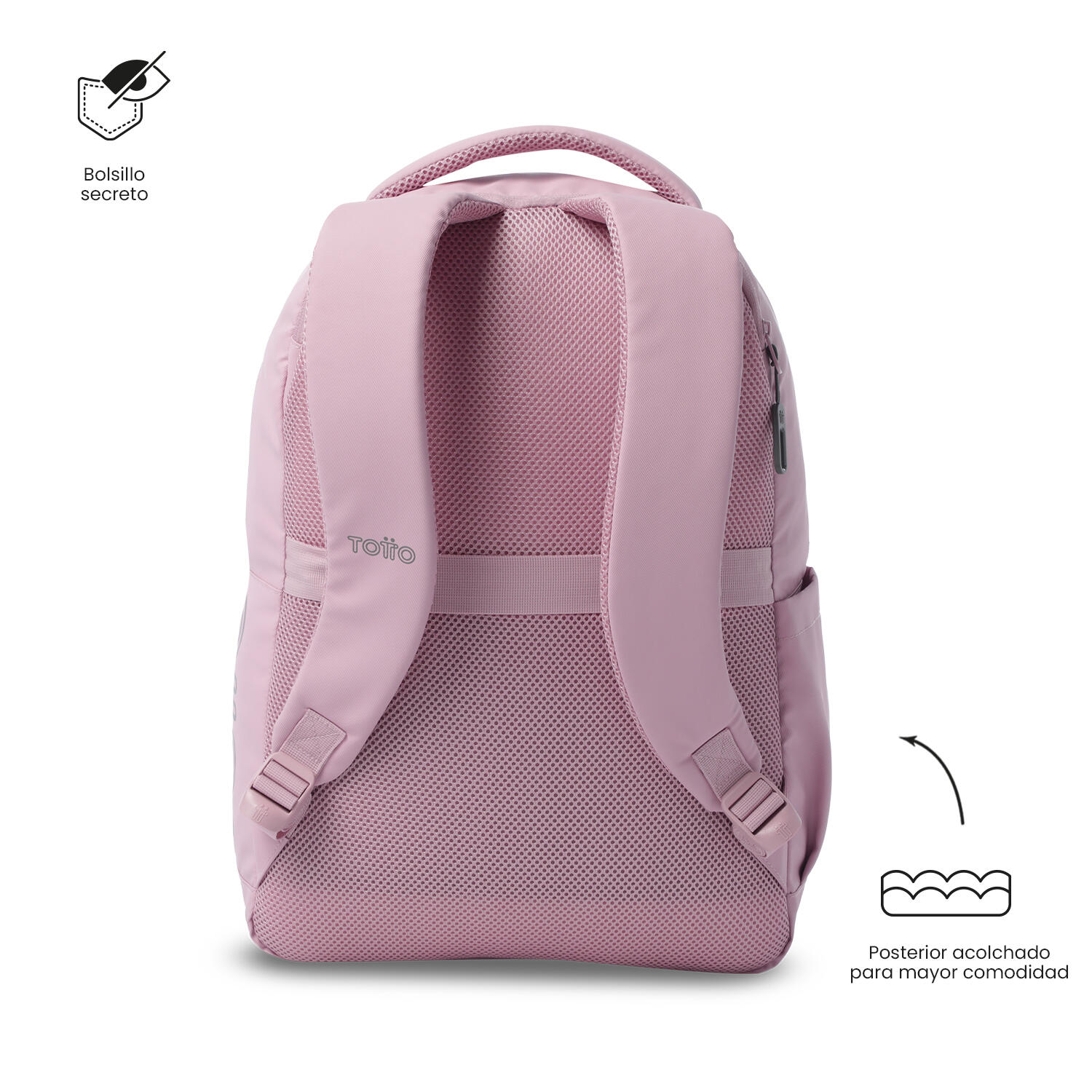 Totto Mochila ejecutiva Kick Zephyr/Steel Gray Poliuterano 30 x 44 x 19 cm 4/5
