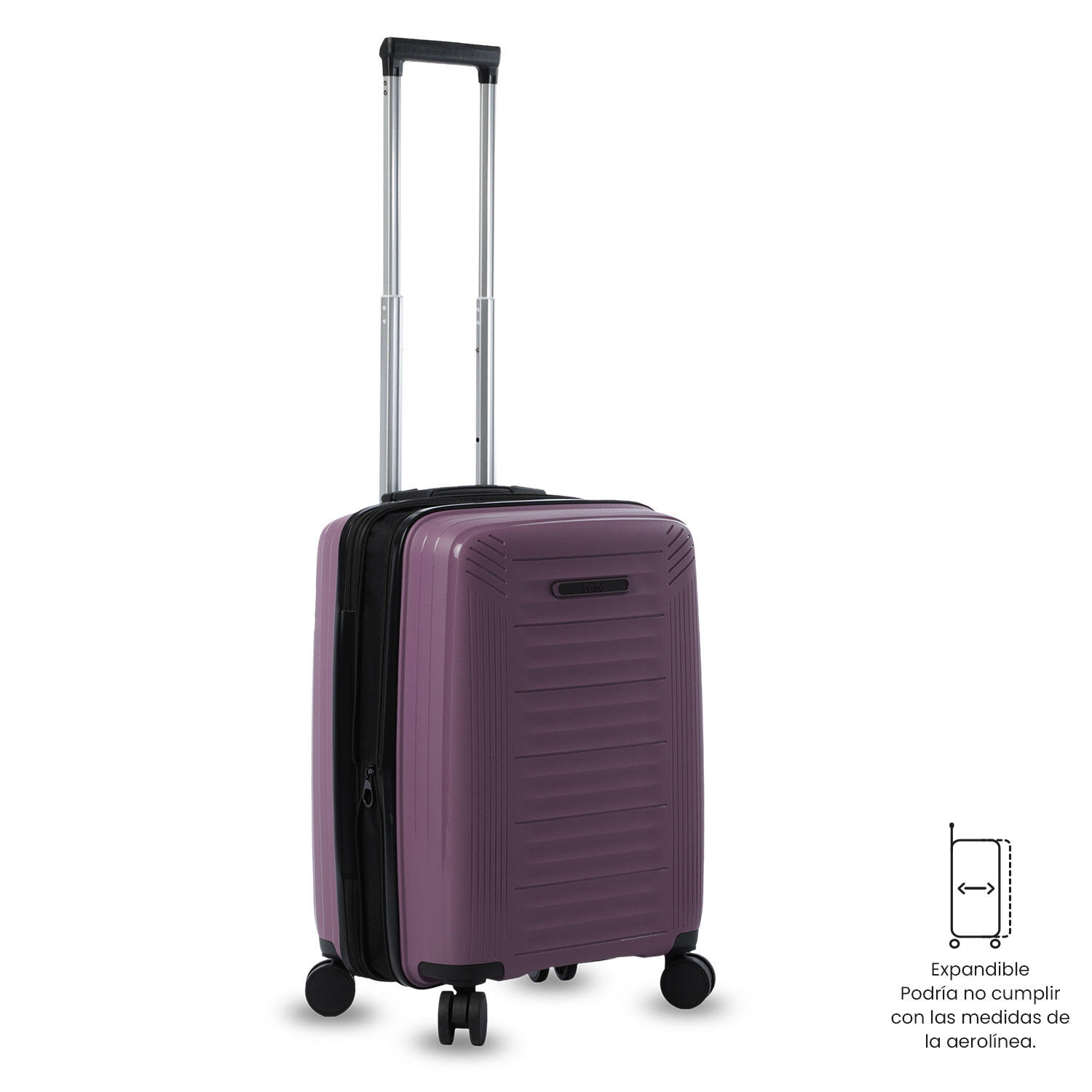 Totto Maleta de cabina Trulli S2 Grape Nectar/Negro Polipropileno 35.5 x 47 x 2 5/5