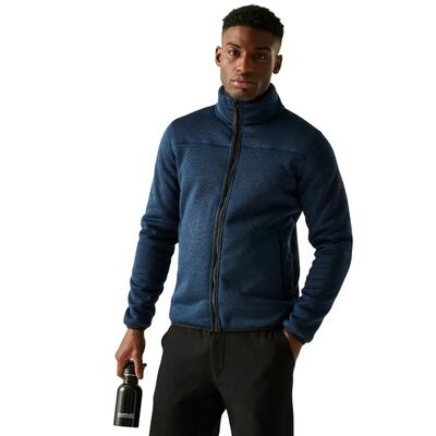 Heren branleigh fleece jas (moer bruin)