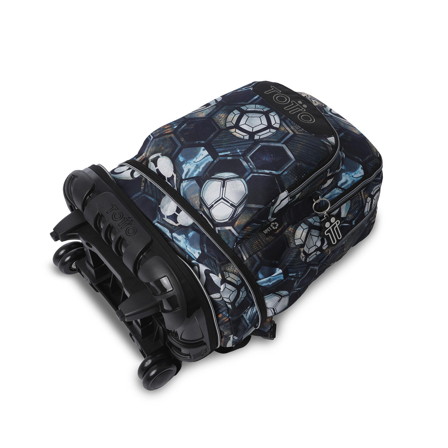 Totto Mochila escolar ruedas Tiza Desmontable Verat Soccer Poliéster 32 x 45.5 5/5