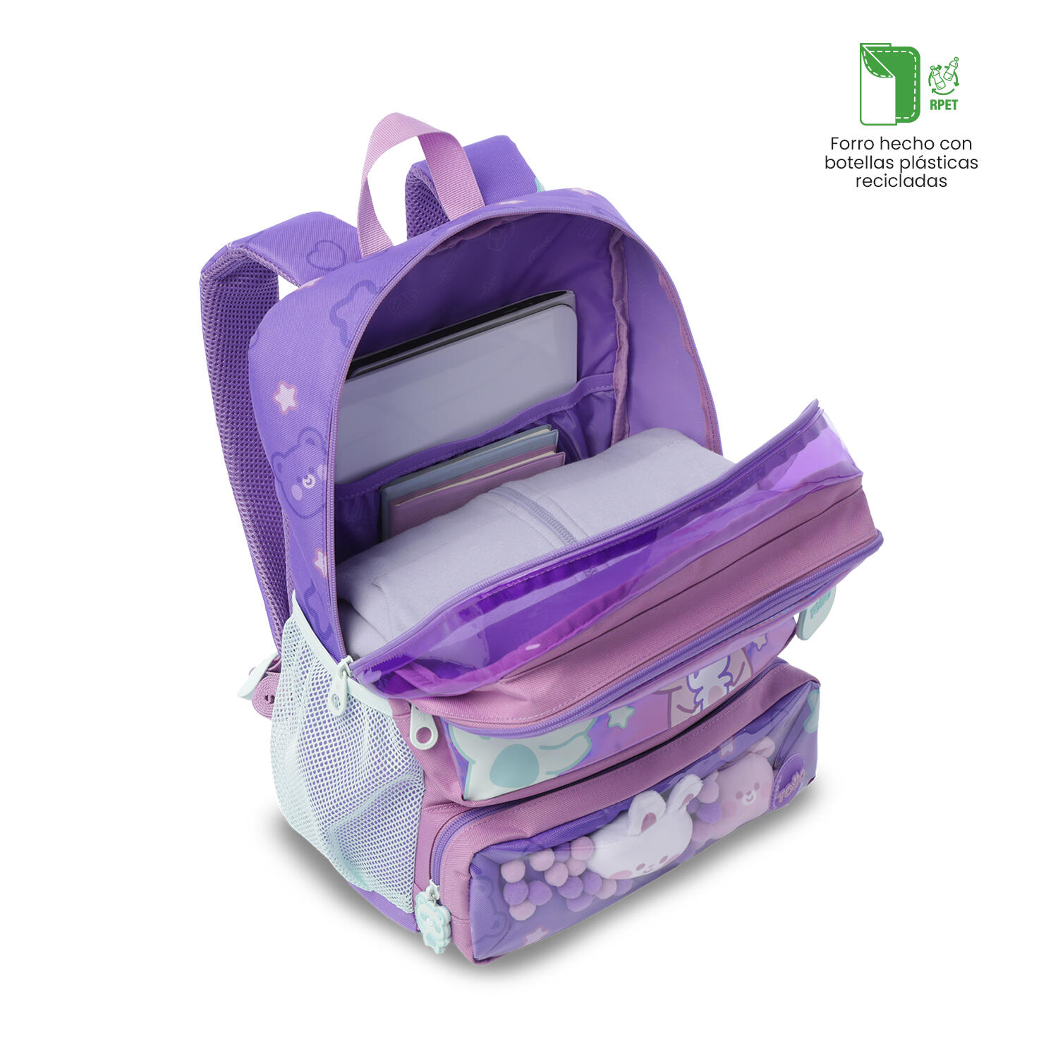 Totto Mochila Infantil Friends Party M Friends Party Poliéster 32 x 40.5 x 14 c 5/5