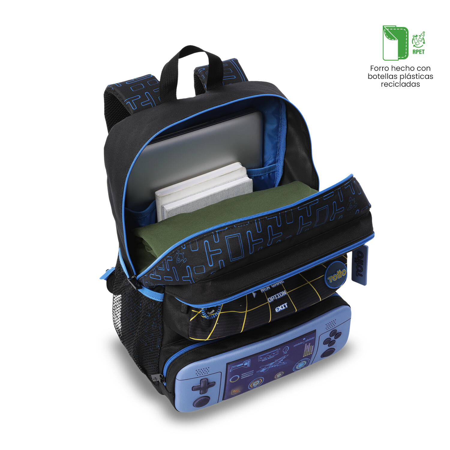 Totto Mochila Infantil Vortex M Vortex Poliéster 32 x 40.5 x 14 cm 5/5