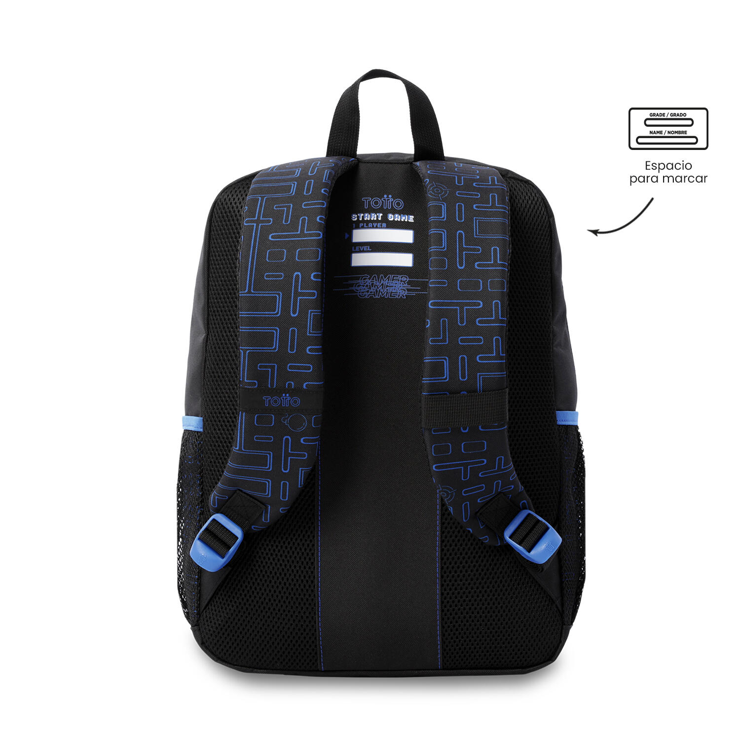Totto Mochila Infantil Vortex M Vortex Poliéster 32 x 40.5 x 14 cm 4/5