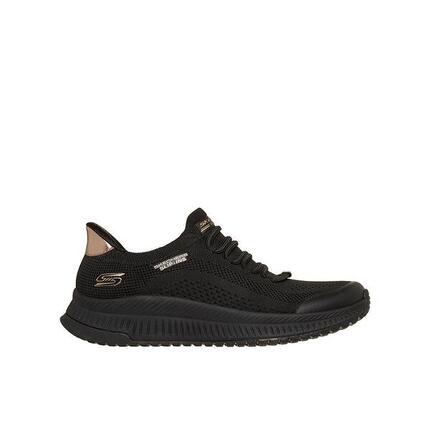 Zapatillas Skechers Mujer Bobs Squad 4 Negro